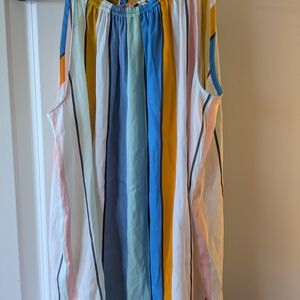 LOFT Multicolor Striped Tank Top